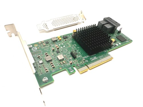 8-port 12Gbps PCI Express x8 to SAS HBA expansion controller compatible with - Picture 3 of 6