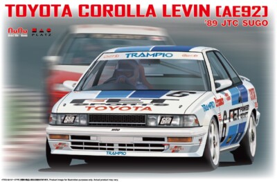 NU24039E Nunu Radierung Detailteile: Toyota Corolla Levin AE92 1989 JTC #7