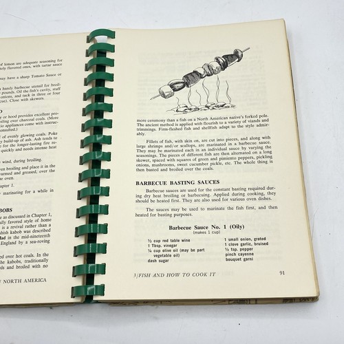 Vintage 1974 FISH COOKERY Of North America Spiral Softcover - Lyman Cookbook - Picture 7 of 8