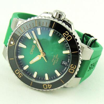New 2026 Oris Aquis Date Rubber Green Dial 41mm 01 400 7769 4127-07 4 22 77FC