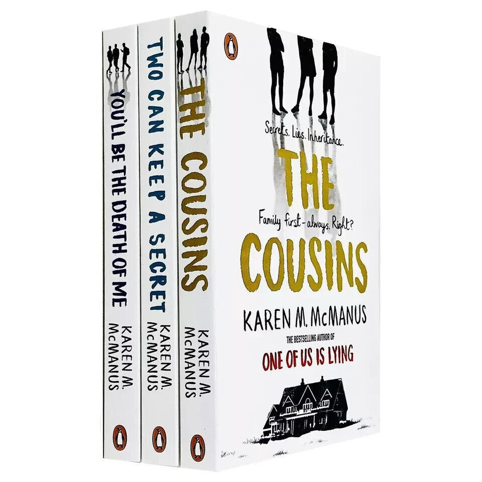 Karen M. McManus Collection 3 Books Set Cousins, You'll Be the Death of Me, Two