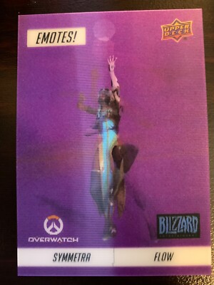 2023 BLIZZARD LEGACY COLLECTION SYMMETRA EMOTES TRADING CARD E-25 OVERWATCH