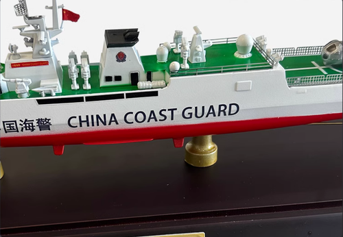 1:254 42CM 056 GUARDIA COSTIERA CINA nave da guerra fregata pressofusa nave da battaglia modello - Foto 13 di 15