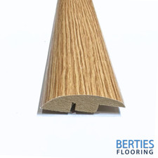 Solid MDF Laminate Threshold Strip Door Bar Louisiana Oak Colour 3 Profiles 