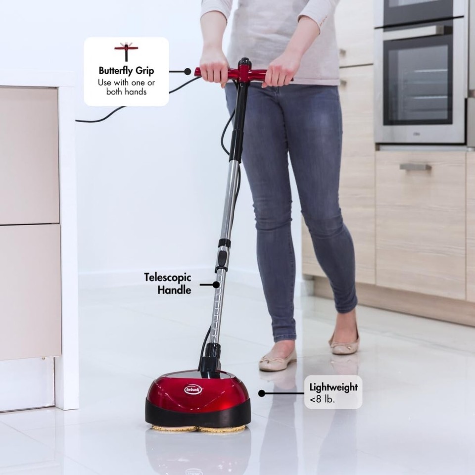 Floor Cleaner Machine Electric Polisher Scrubber Burnisher Buffer ...