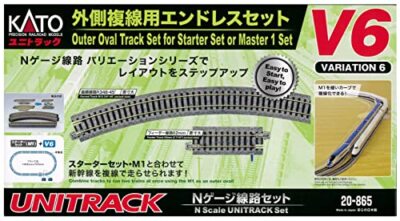 KATO N Gauge N Scale V6 Outside Loop Track Set 20-865 Japan TT