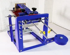 Manual Cylinder Screen Printing Machine Cup/ Bottle Surface Curve Press 6.7''Dia