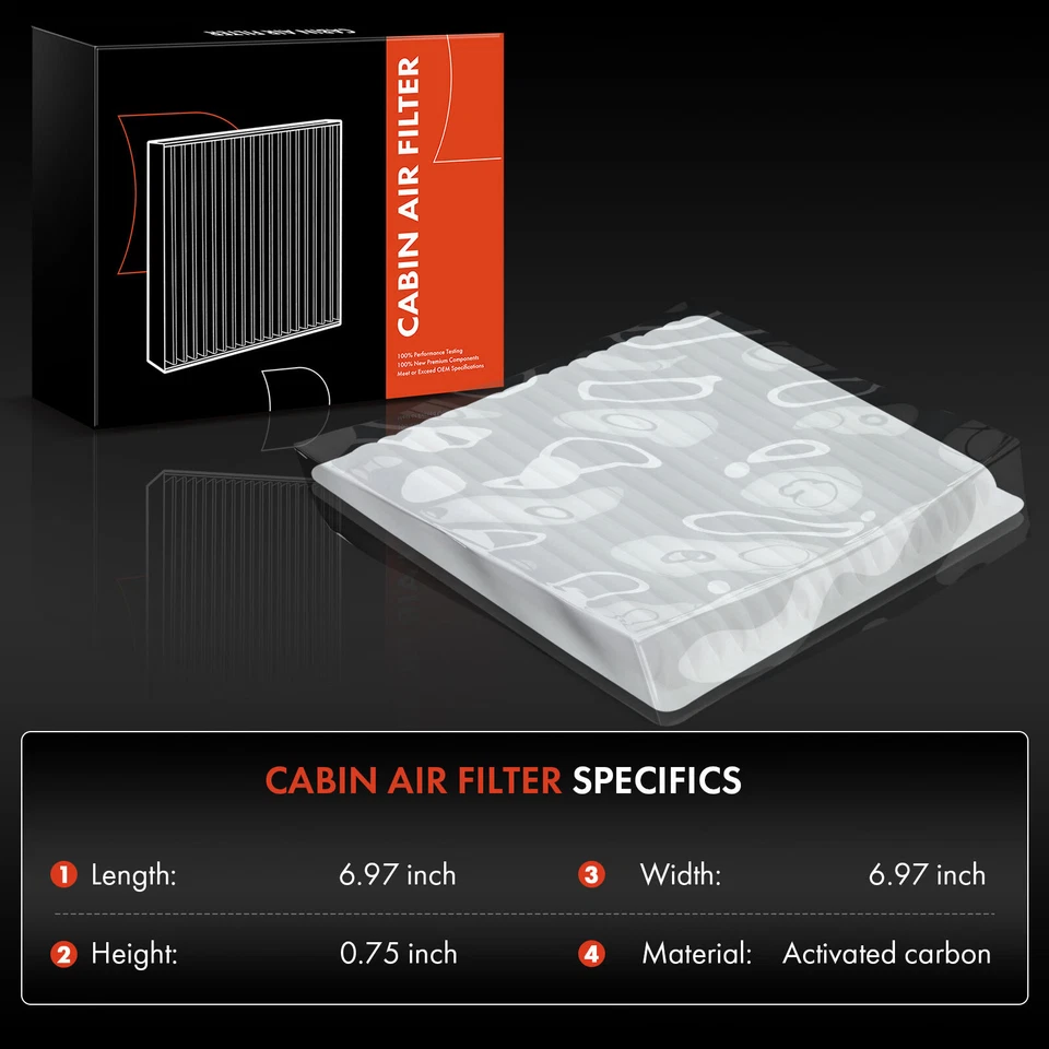 Filtro de aire de motor y cabina para Mitsubishi Mirage 2014-2022 Mirage G4 L3 1,2 L Foto 3 de 4