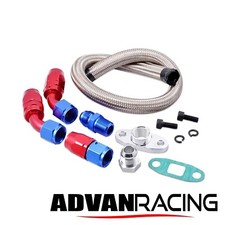 Rev9ac-068 Universal Turbo Oil Return Drain Line Kit -10an Anodized Fittings Rev9ac-068 Universal Turbo Oil Return Drain Line Kit -10an Anodized Fittings
