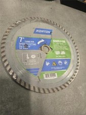= Norton 7" Turbo Rim Circular Blade Fits DM 7/8" 5/8" Arbors 391040 Wet Dry