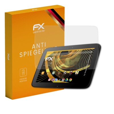 atFoliX 2x Displayfolie für Google Nexus 10 Samsung Schutzfolie matt&stoßfest