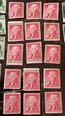 Vintage Mid-Century Unused Collectors Lot 67 Old Stamps Look | eBay