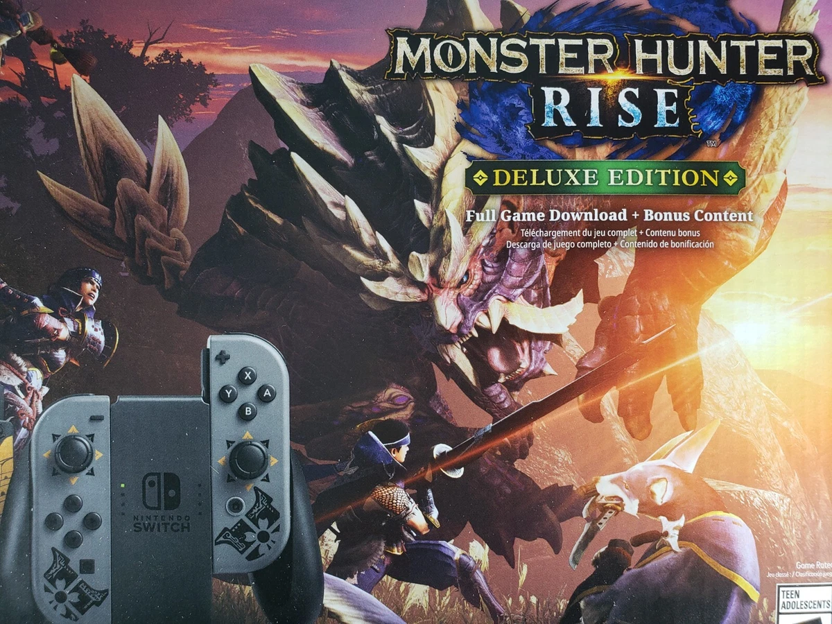 Nintendo Switch Monster Hunter Rise Deluxe Edition System - Switch