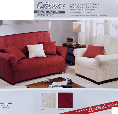 Copridivano Odissea Elasticizzato Jacquard