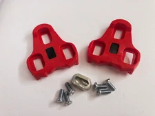 Compatible Look Keo Red 9th Cleats Red Racing Pedal Cleats