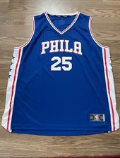 Philadelphia 76ers Jersey,  25 Ben Simmons, Nike 2XL Blue
