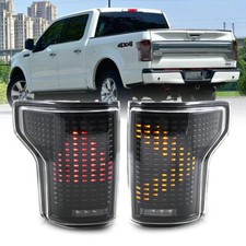 Custom Full Led Tail Lights For Ford F-150 2015-2019 Rear Lamps No Blind Spot