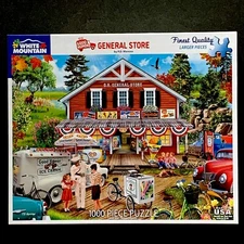 White Mountain 1640 Good Humor General Store 1000 Piece Jigsaw Puzzle & Poster