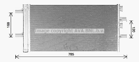 64509271205 Condensatore AC per MINI COUNTRYMAN 2016-> NUOVO ORIGIN.