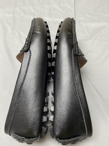 BEAUSEEN Mujer Negro Penny Mocasines Conducción Barco 7 Zapatos - Imagen 5 de 11