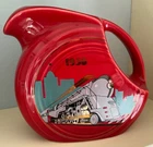 Fiesta Juice Pitcher Scarlet HLCCA “1938 20th Century Limited Train” HLC 2006