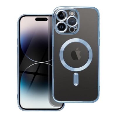 FÜR APPLE IPHONE 15 PRO  - ELECTRO MagSafe Kompatibel Case Tasche Hülle BLAU