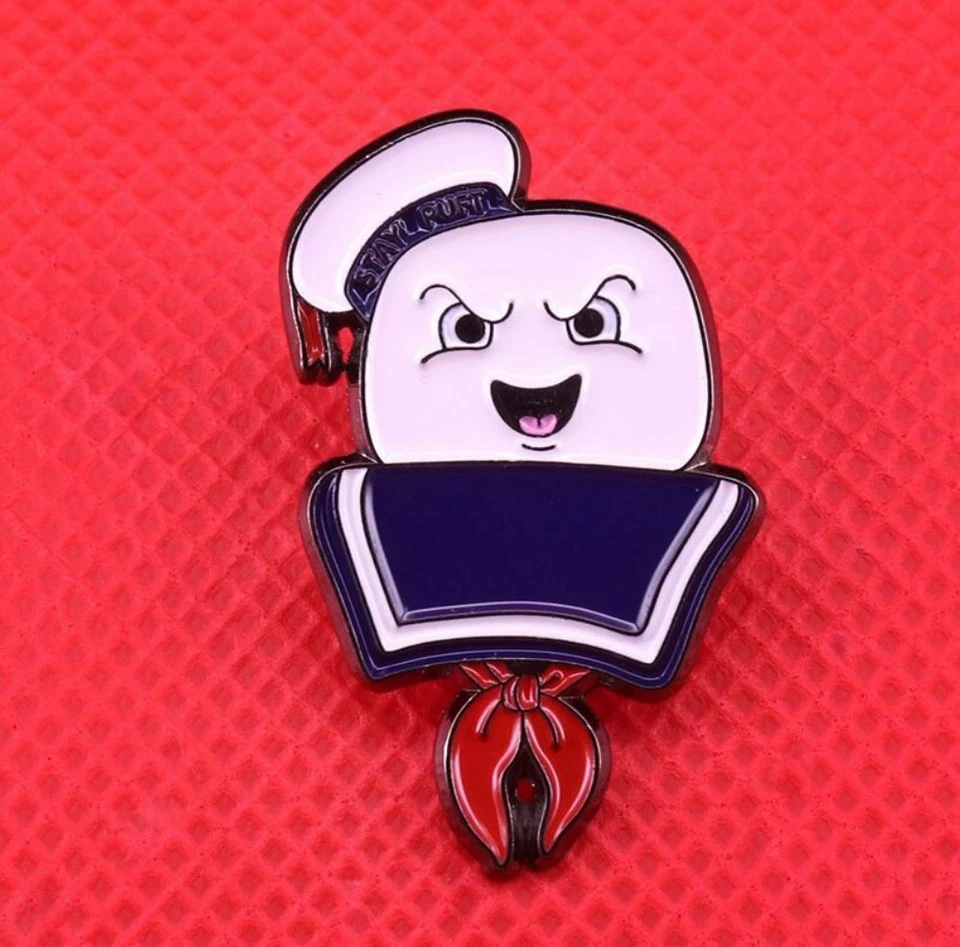 Ghostbusters Pin Anstecker Geisterjäger Marshmallow Man Film Movie Serie Comic