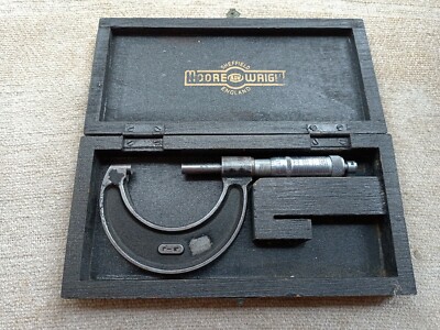 VINTAGE MOORE & WRIGHT MIKROMETER 1''-2'' No 966 