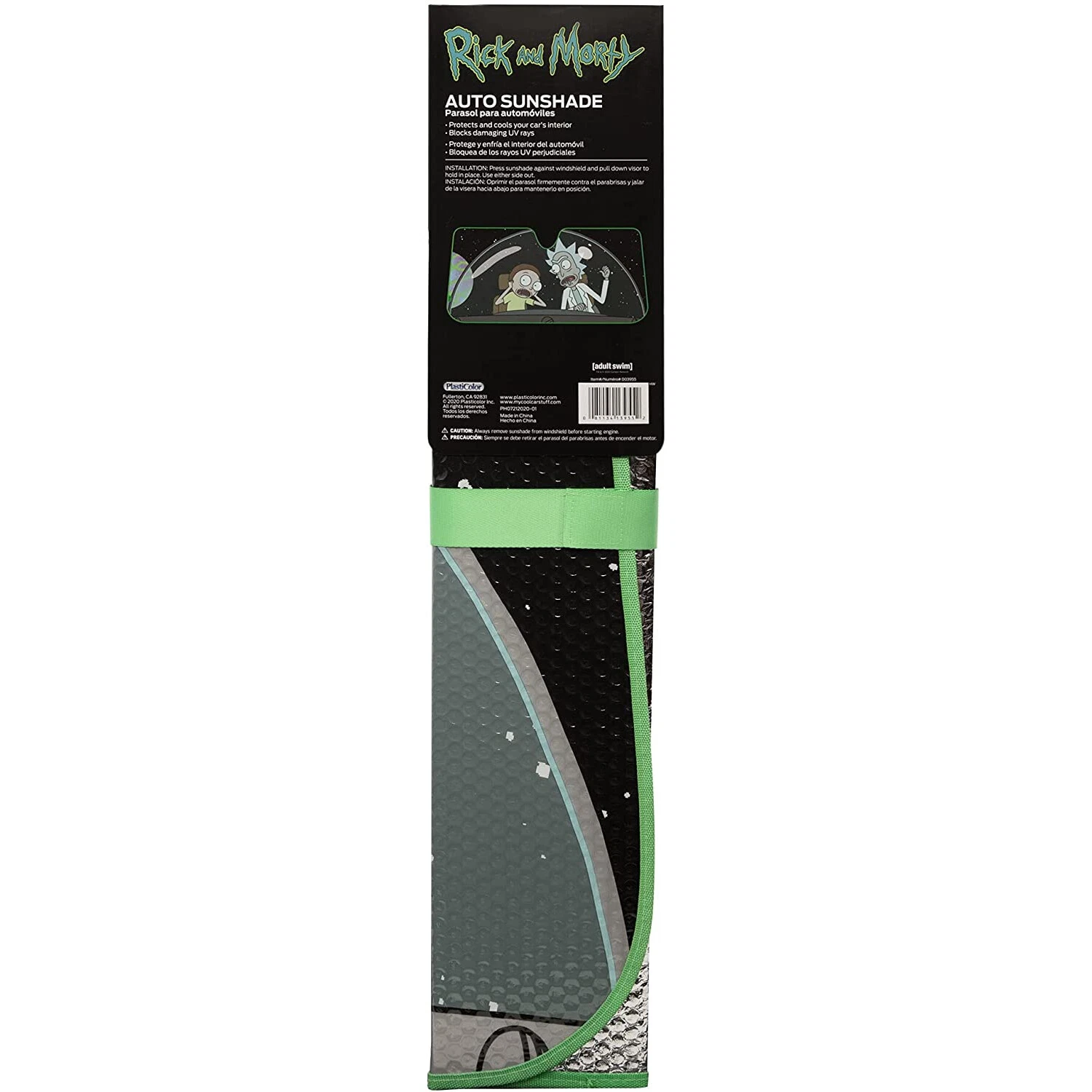 Warner Bros Rick & Rickandmorty Adventure Accordion Bubble Car Sun Shade