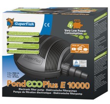 Superfish Pond Eco Plus E 10000 68W Power Consumption Pond Pump 9200LPH