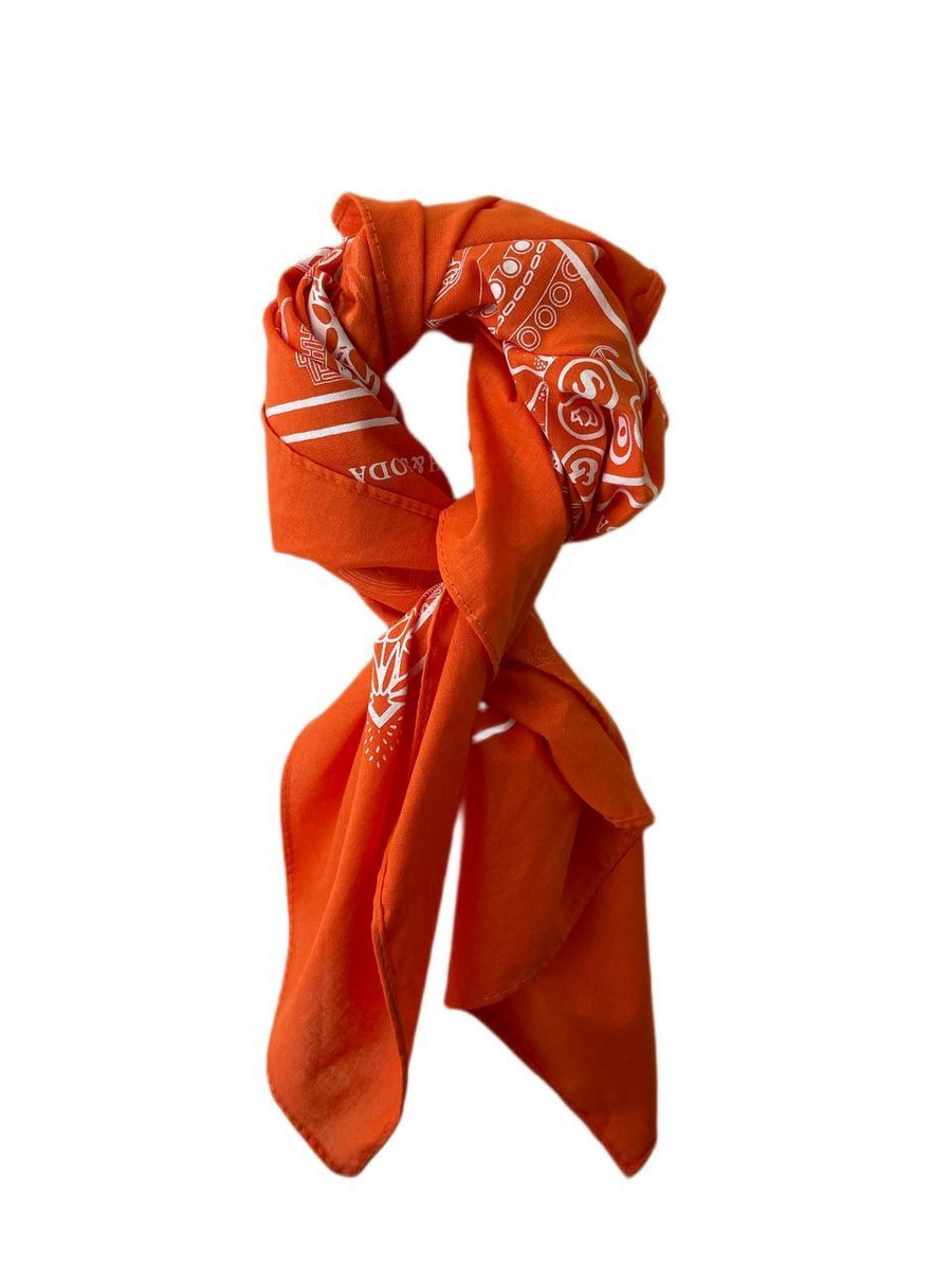 SCOTCH & SODA Women's Orange Bandana Scarf #100 One Size NWT | eBay