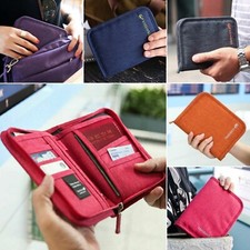 Passport Holder Family Travel Wallet RFID Document Passport Holder Organizer Bag