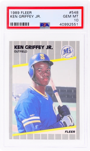 1989 Fleer Ken Griffey Jr. #548 PSA 10