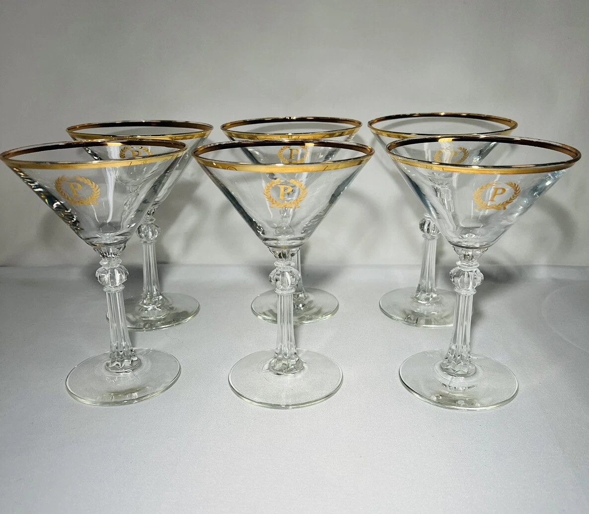 Vintage martini glasses deals