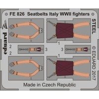 MW22 Eduard FE826 Seatbelts Italy Wwii Fighters Steel 1/48 1/48 Zoom Set For