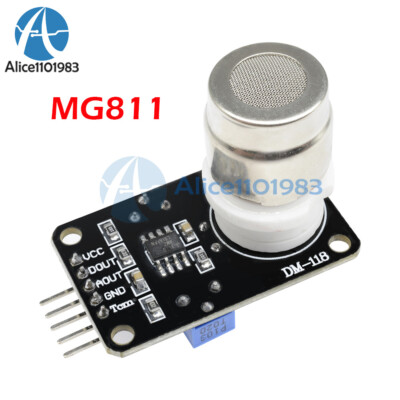 MG811 CO2 Carbon Dioxide Sensor Module Gas Detector W/ Analog Signal Output
