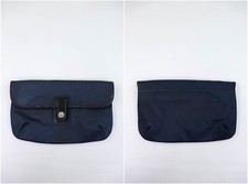 Borsa Vintage Borbonese by Redwall Made in Italy Tela/Pelle Rivestita Blu