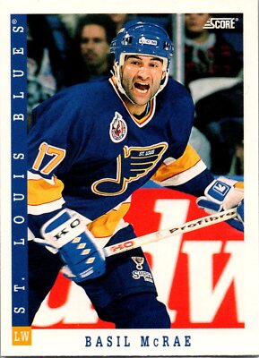 1993-94 Score #436 Basil McRae