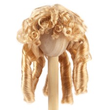 Light Peach Blonde Monique Synthetic Mohair Breanna 7"-8" Doll Wig