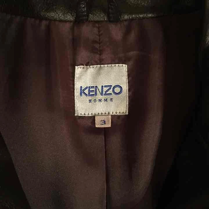 Kenzo homme leather clearance jacket