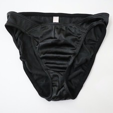 Vintage Victoria's Secret Second Skin Satin Full Bikini Panty MEDIUM