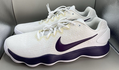 2017 Nike Hyperdunk Mid Mens 15.5 White Purple Basketball Gym 897807-107 New