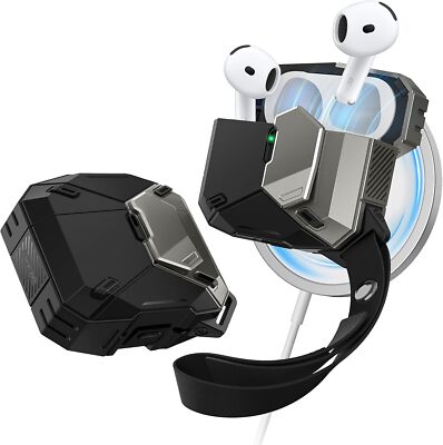 For Apple AirPods 4 2024 Case, i-Blason MagSafe Magnetic Automatic Lock Cover US