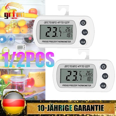 Kühlschrank Thermometer Küchenthermometer Refrigerator für Hause Bars Cafés