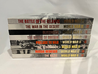 Partial set of 8 quality like new Time Life Books World War II ...