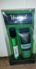 Unwind Natural and essential oils body cream & parfum 2 pc set  