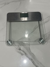 HoMedics Stainless Steel Glass Digital Personal Bathroom Scale Used SC-448