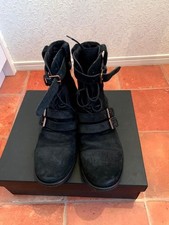 Dolce&Gabbana Men 9.5US Genuine Leather Boots Military & Fashionable design ITA