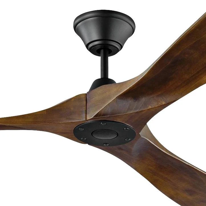 70" Visual Comfort Maverick Walnut Ceiling Fan with Remote - Image 3 of 3