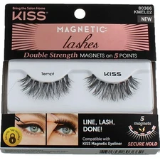 KISS Magnetic Eyeliner Lash False Eyelashes, Style 02, One Pair